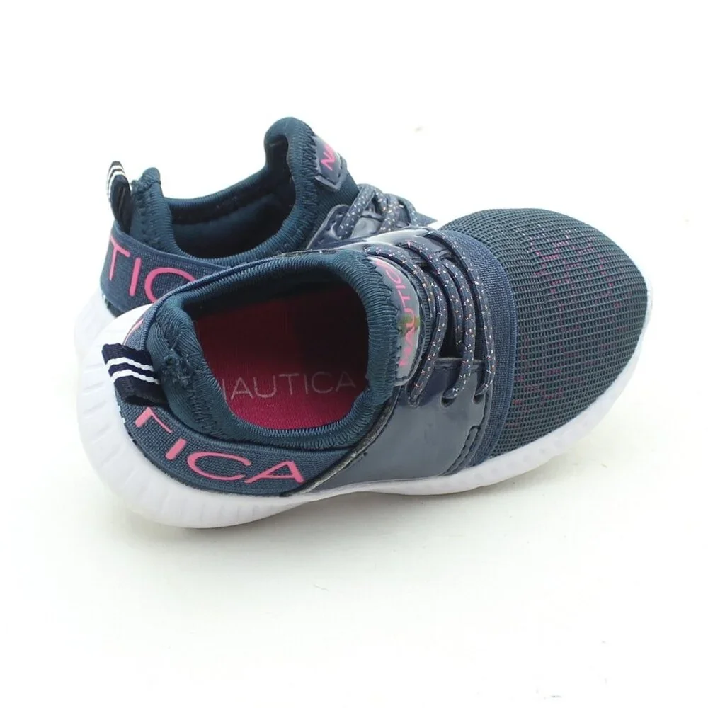 Nautica Little Kids Navy Blue Slip On Sneakers